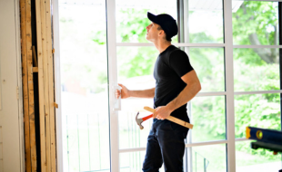 French and Glass Door Installation
